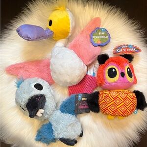 3 (M-L Size) Bark Box • dog toys bundle 🐾🐕